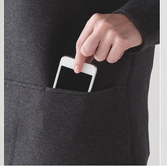 Lululemon City Bound Dress Heathered Black - Picture 3 of 11